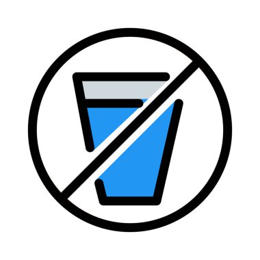 Kirli su simge vektör çizim 