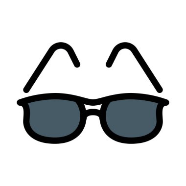 Gözlük veya tonları, basit simgesi