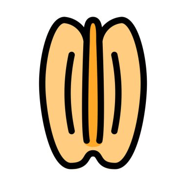 Çiftlik taze cevizli, vektör çizim