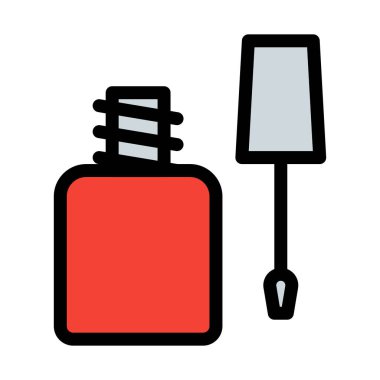 Düzeltici makyaj seti, vektör çizim