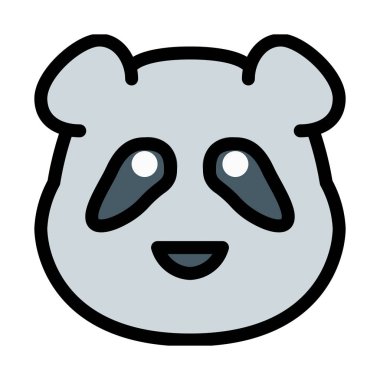 Vahşi orman Panda illüstrasyon vektör