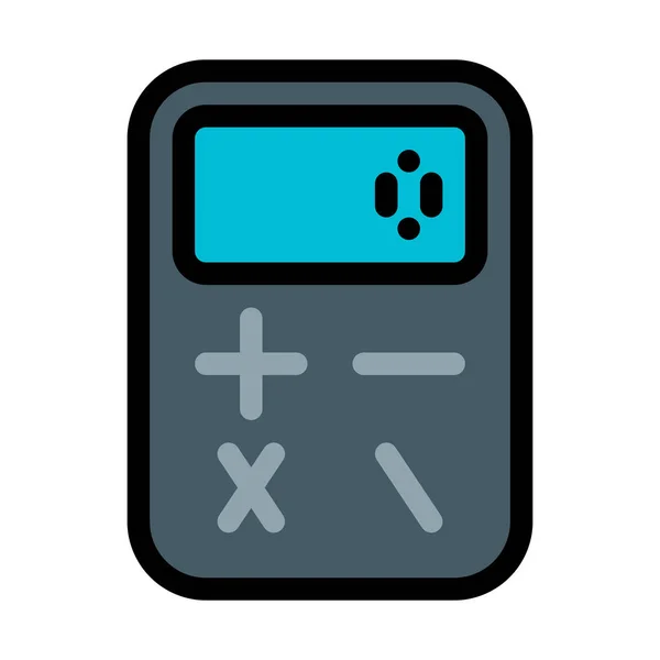 Elektroniczny Kalkulator Ilustracji Wektorowych — Wektor stockowy