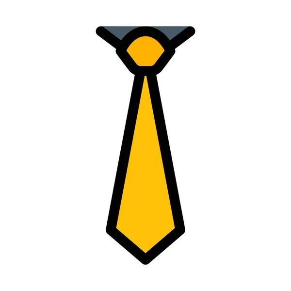 Businessman Formal Tie Vector Illustration — Stock Vector