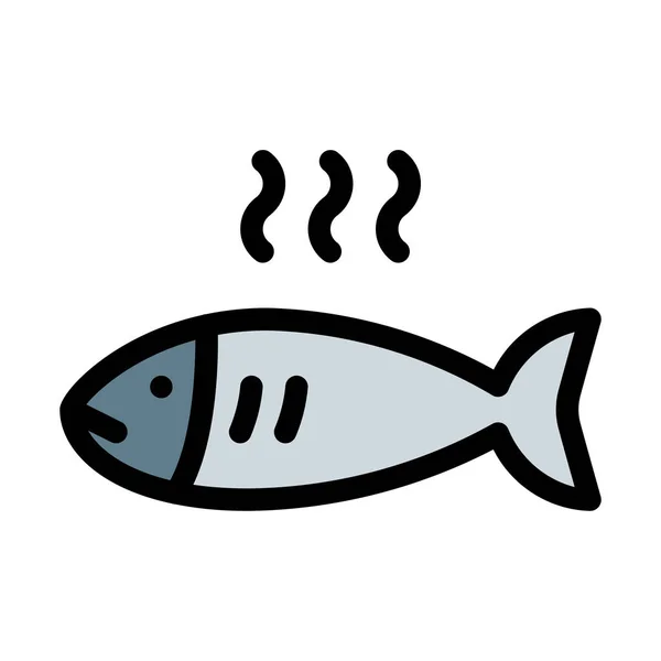 Fischzeichen Vektorabbildung — Stockvektor