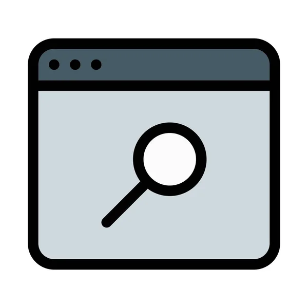 Pin Pesquisa App Ilustração Vetorial — Vetor de Stock