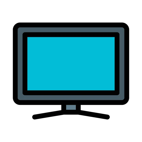 Monitor Display Screen Vector Illustration — Stock Vector