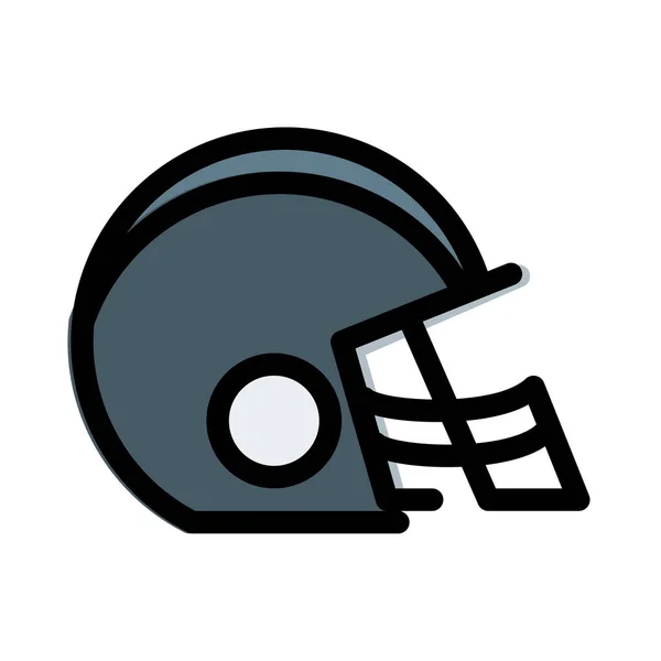 Sports Safety Helmet Simple Icon — Stock Vector