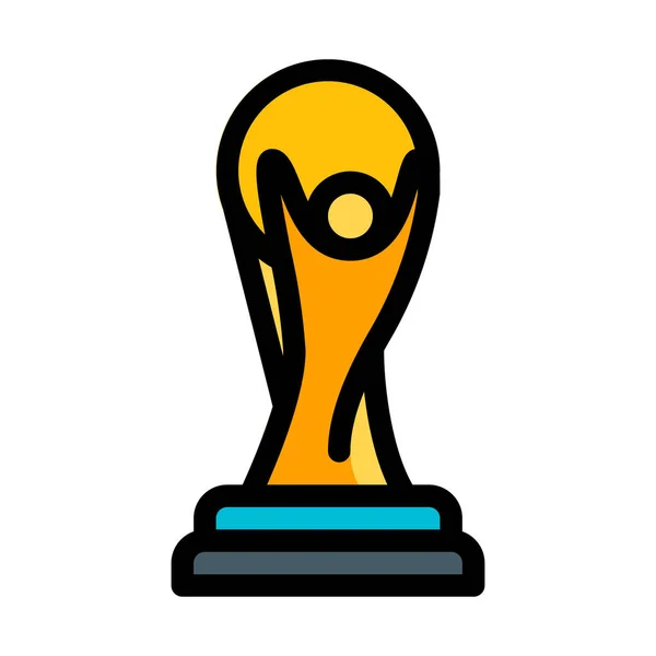 Ilustracja Wektorowa Piłka Nożna Puchar Świata — Wektor stockowy