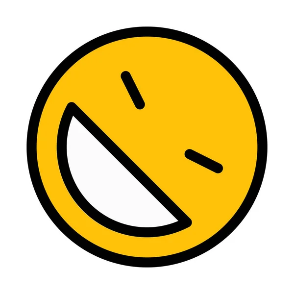 Rolling Floor Emoji Aislado Sobre Fondo Blanco — Archivo Imágenes Vectoriales