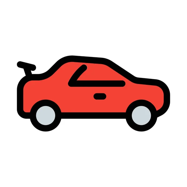 Sports Roadster Voiture Illustration Vectorielle — Image vectorielle