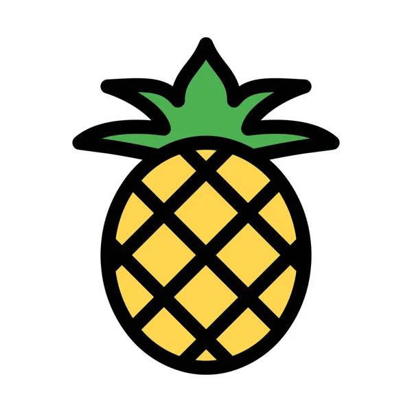 Soczyste Zdrowe Ananas — Wektor stockowy