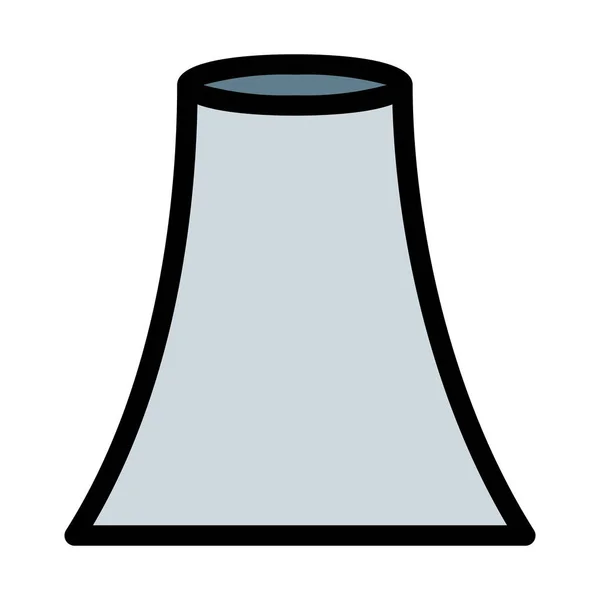 Atomreaktor Hűtő Torony Vektoros Illusztráció — Stock Vector