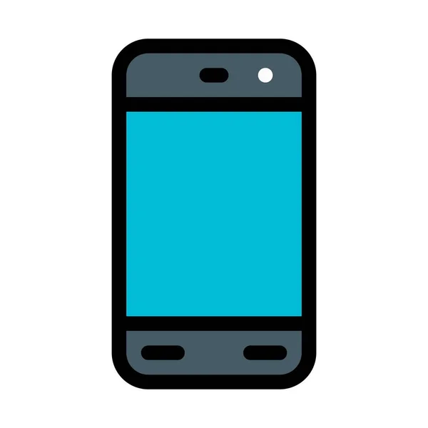Touchscreen Mobiele Vectorillustratie — Stockvector