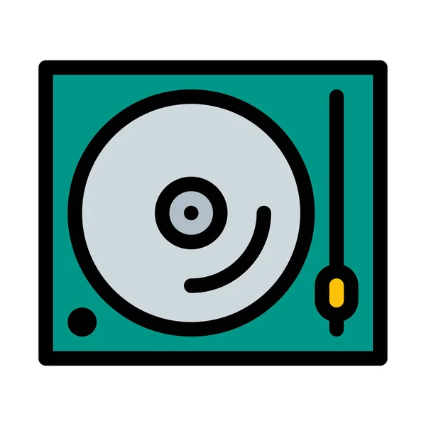 Illustration Vectorielle Phonograph Record Player — Image vectorielle