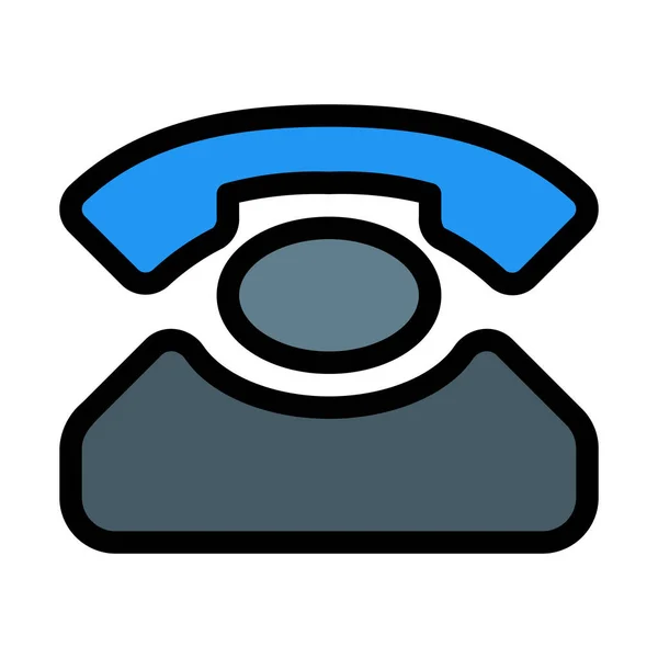 Παλιάς Χρονολογίας Κλήση Τηλέφωνο Εικονογράφηση Διάνυσμα — Διανυσματικό Αρχείο