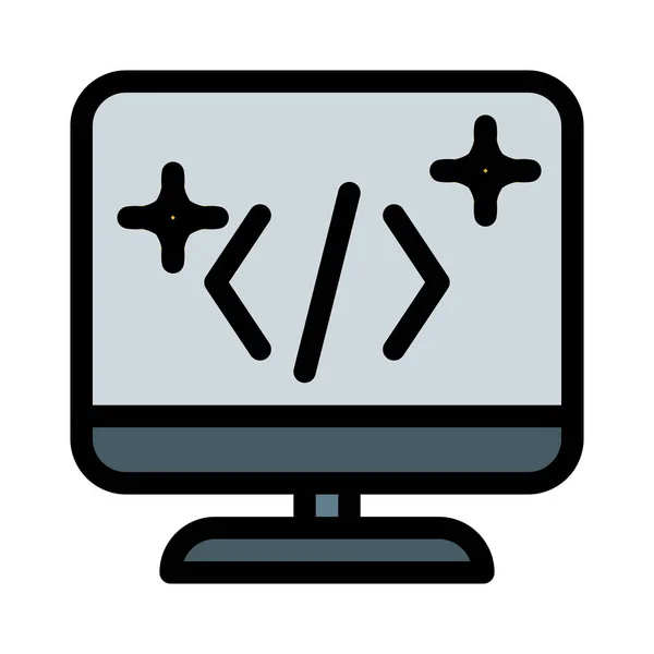 Script Development Program Vectorillustratie — Stockvector