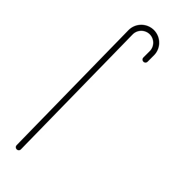 Velho Bend Stick Ilustração Vetorial —  Vetores de Stock