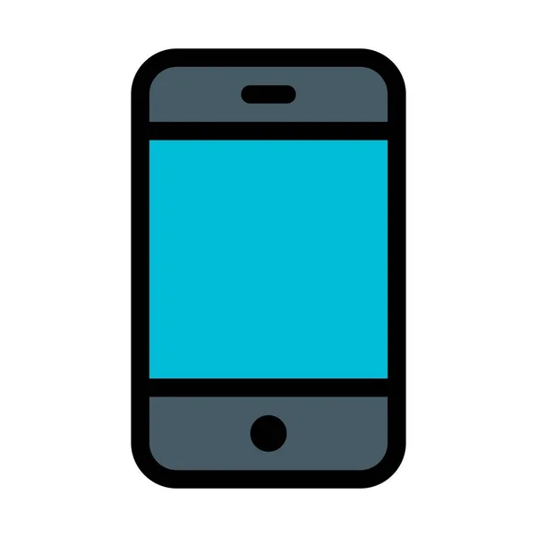 Mobiel Telefoonapparaat Vectorillustratie — Stockvector