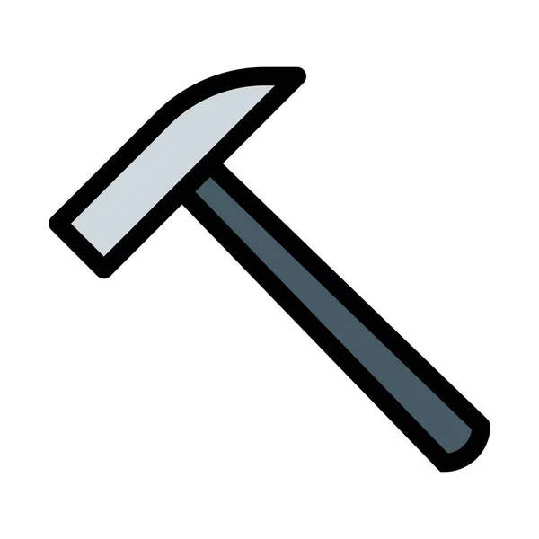 Industry Repair Hammer Simple Icon — Stock Vector