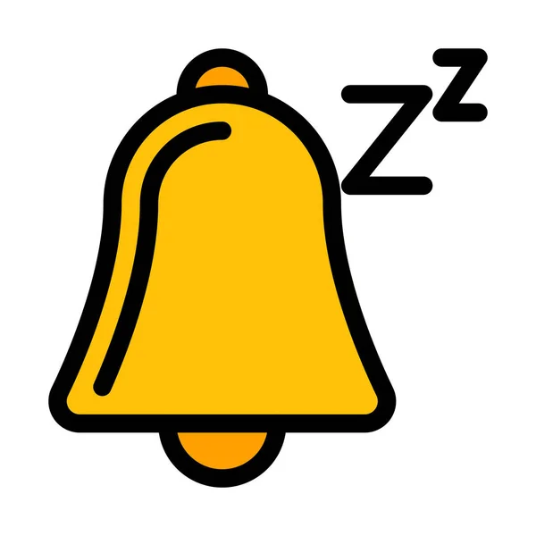 Snooze Attention Illustration Vectorielle Abstraite Simple — Image vectorielle