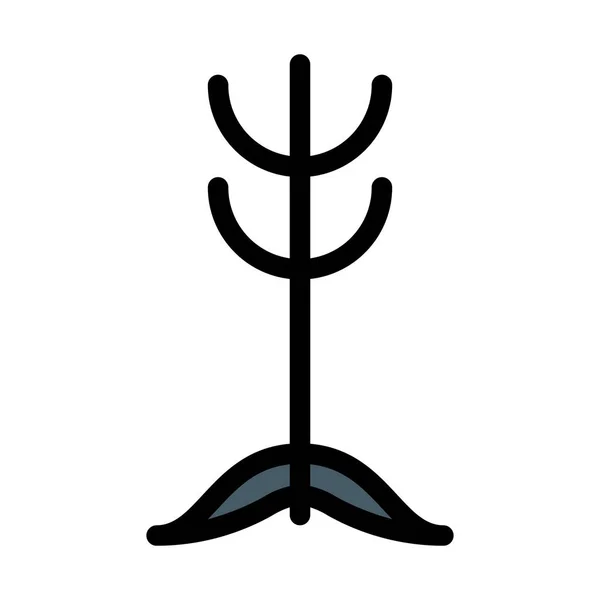 Hat Hanging Stand Pictogramă Simplă — Vector de stoc