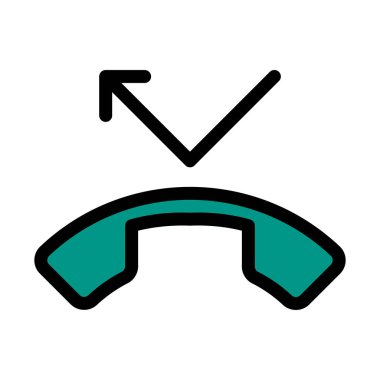 Arama kaydı vektör çizim özledim