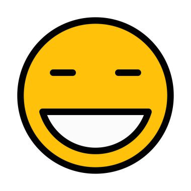 Mutlu yüz beyaz arka plan üzerinde izole ifade