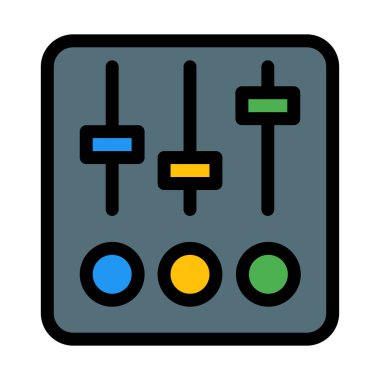 Ses Karıştırıcı aygıt vektör çizim