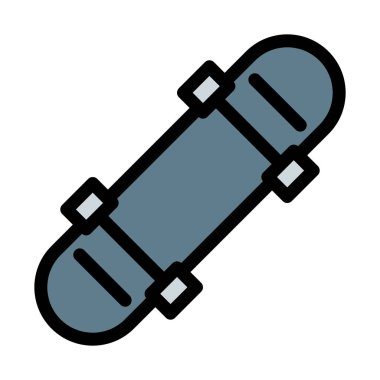 Paten masa oyunu, basit soyut vektör çizim 