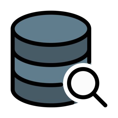 Arama veritabanı, basit soyut vektör çizim için 