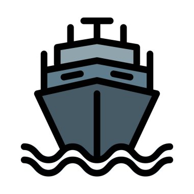 Savunma Donanması gemi, vektör çizim