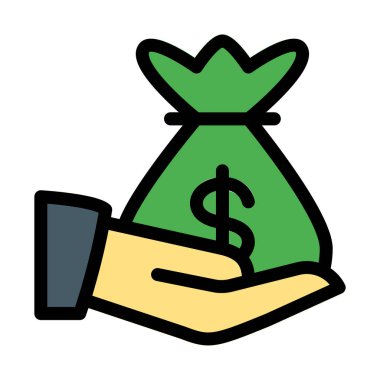 Bağış - mali bakımı, vektör çizim