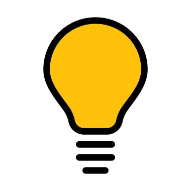 Elektrik ampulü, basit simgesi