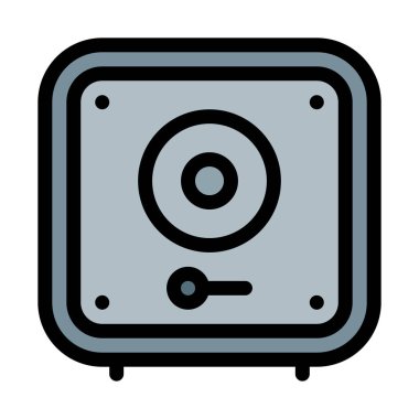 Güvenlik Kasası, vektör çizim