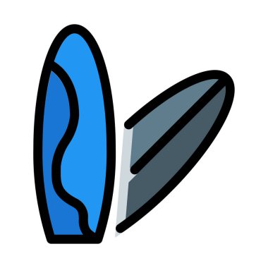 Sörf tahtası açık spor, vektör çizim