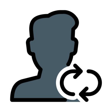 Kullanıcı, basit simgesini geri dönüşüm