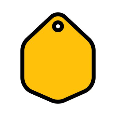 delik, basit simgesi ile altıgen çerçeve