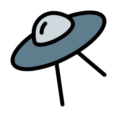 UFO bebek tasarlamak vektör çizim 