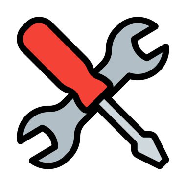 Araçlar ve yönetim vektör çizim 