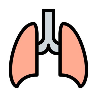 Akciğer - göğüs hastalıkları bölümü, basit simgesi