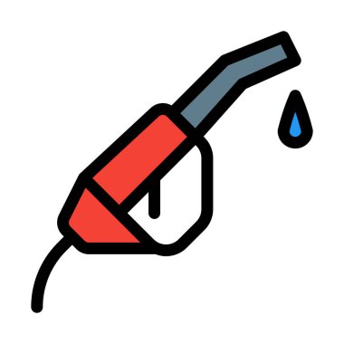 Beyaz arka plan üzerinde izole gaz pompa kesici