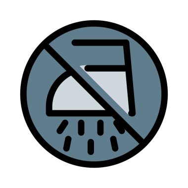 Yok ıslak Ütü vektör çizim