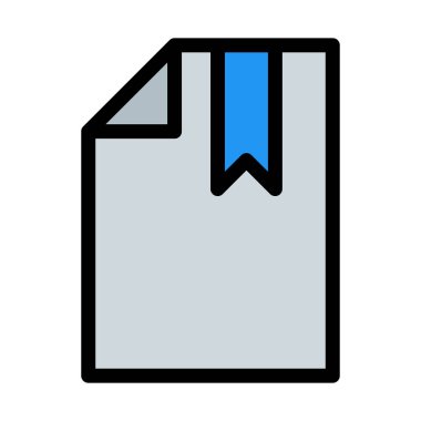 Dosya biçimi vektör çizim beyaz arka planda yer imi