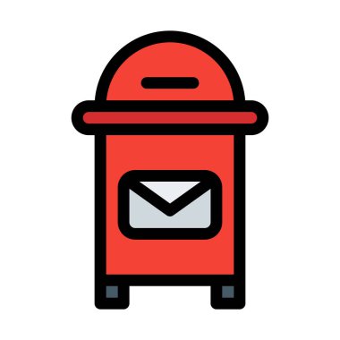 Posta kutusu veya posta kutusunu vektör çizim