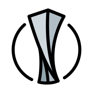 Futbol Şampiyonası Kupası vektör çizim 