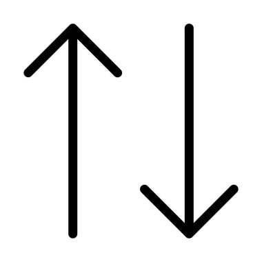 Two-Way ters beyaz arka plan üzerinde izole okları