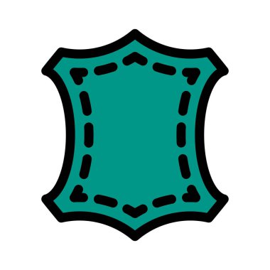 Curvy dekoratif çerçeve basit vektör çizim