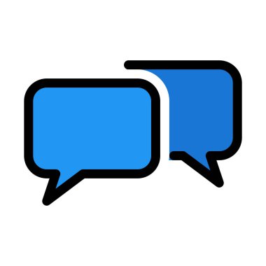 Konuşma Meydanı kabarcıklar vektör çizim 