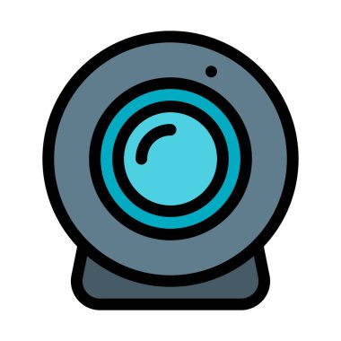 Webcam Video kamera vektör çizim 