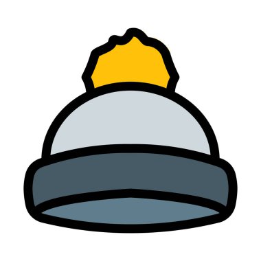 Beanie kış Cap vektör çizim 